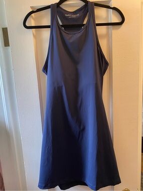 Outdoor Voices Navy Blue Racerback Active Mini Dress